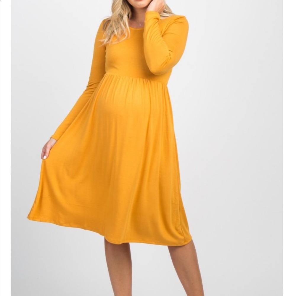 Pink Blush maternity dress